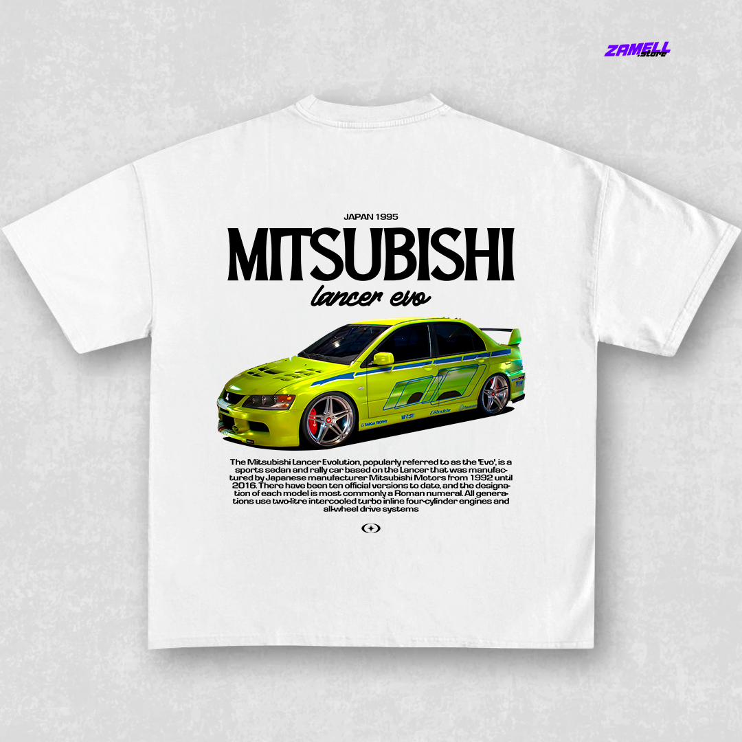 Template Mitsubishi Lancer Evo Fast and Furious - t-shirt design