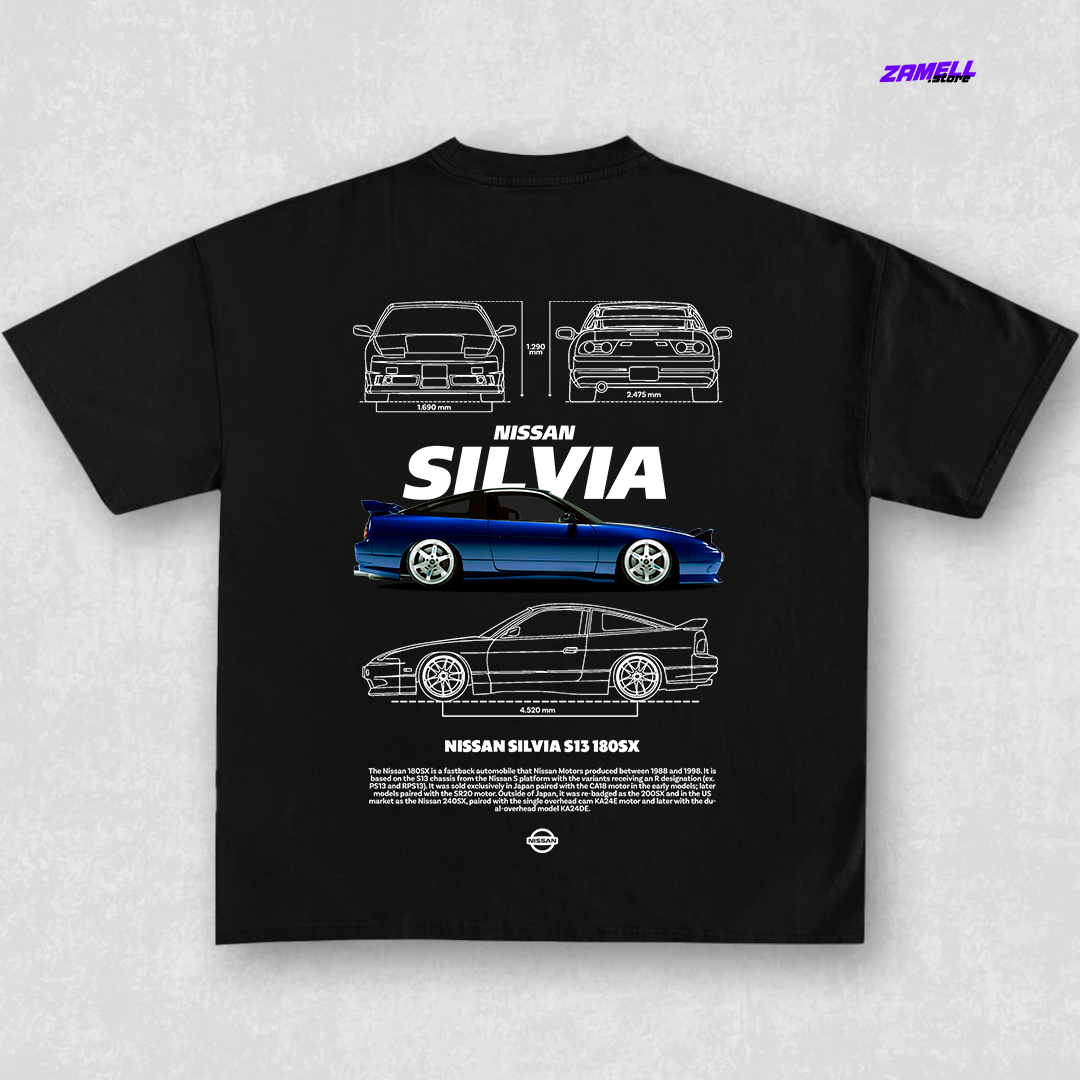 Template Nissan Silvia S13 - t-shirt design