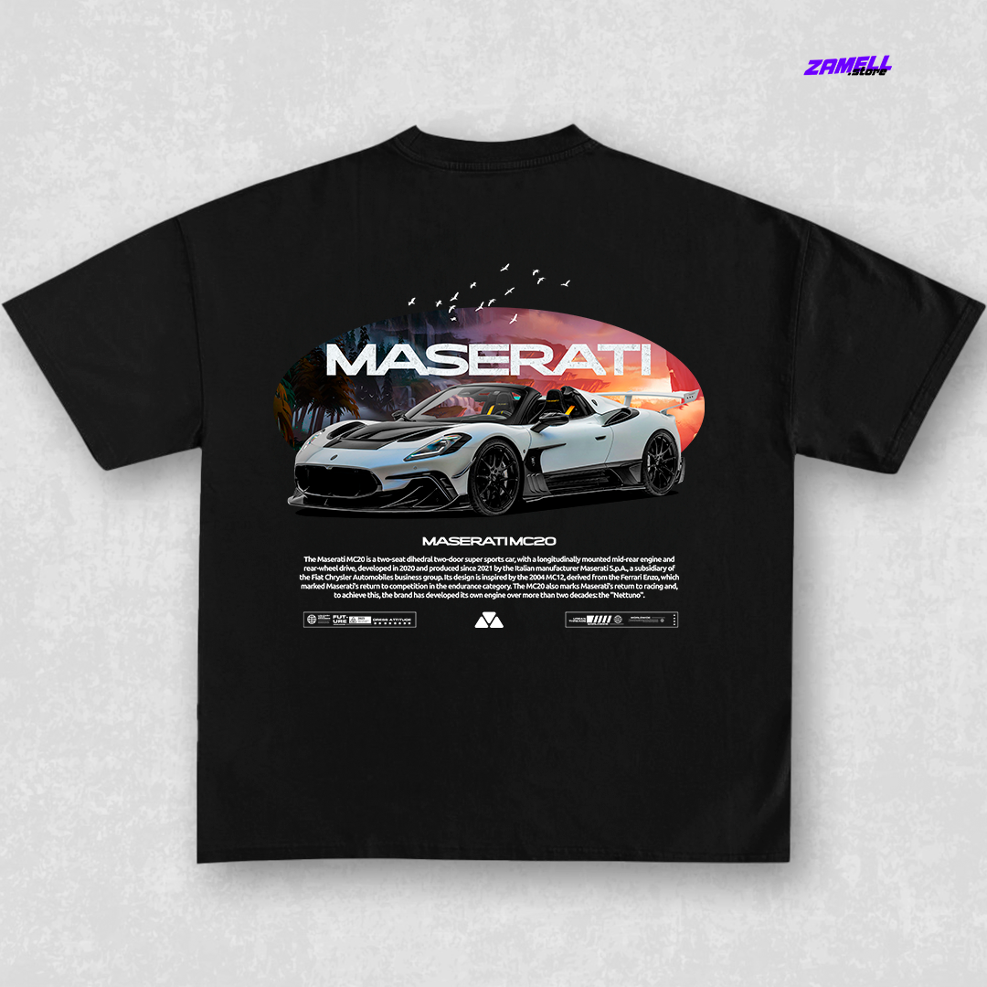 Maserati MC20 - t-shirt design