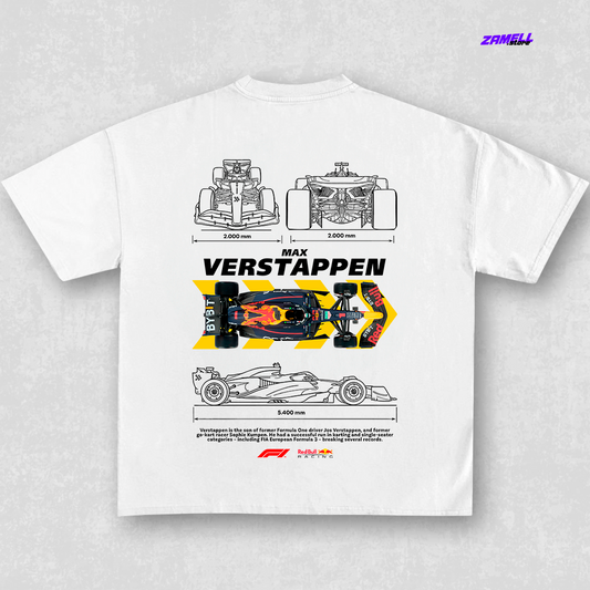 Max Verstappen Formula 1 - t-shirt design