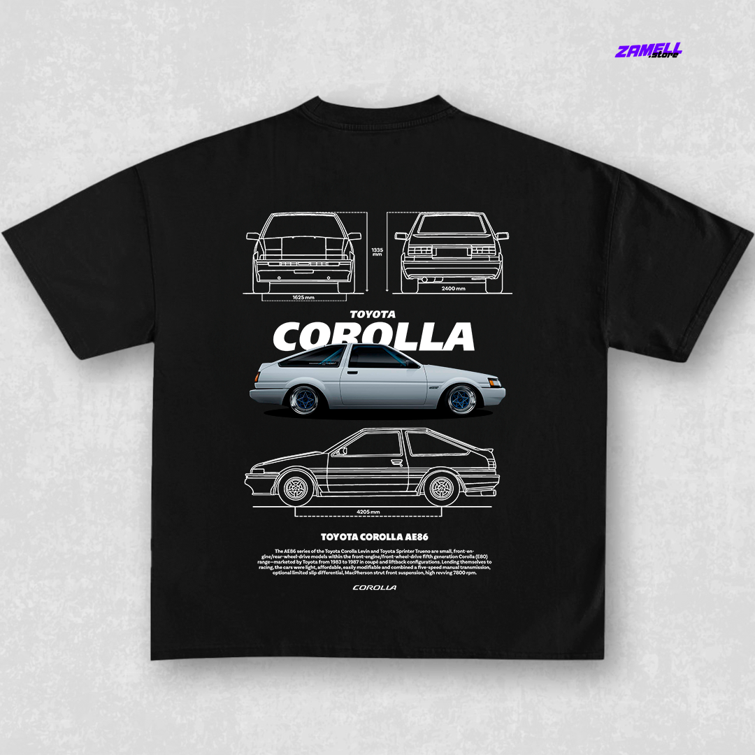 Toyota Corolla - t-shirt design