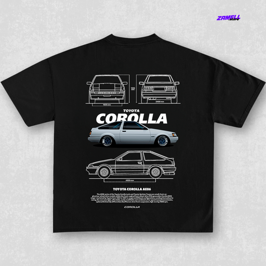 Toyota Corolla - t-shirt design