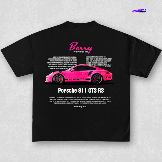 Porsche 911 Pink Berry - t-shirt design