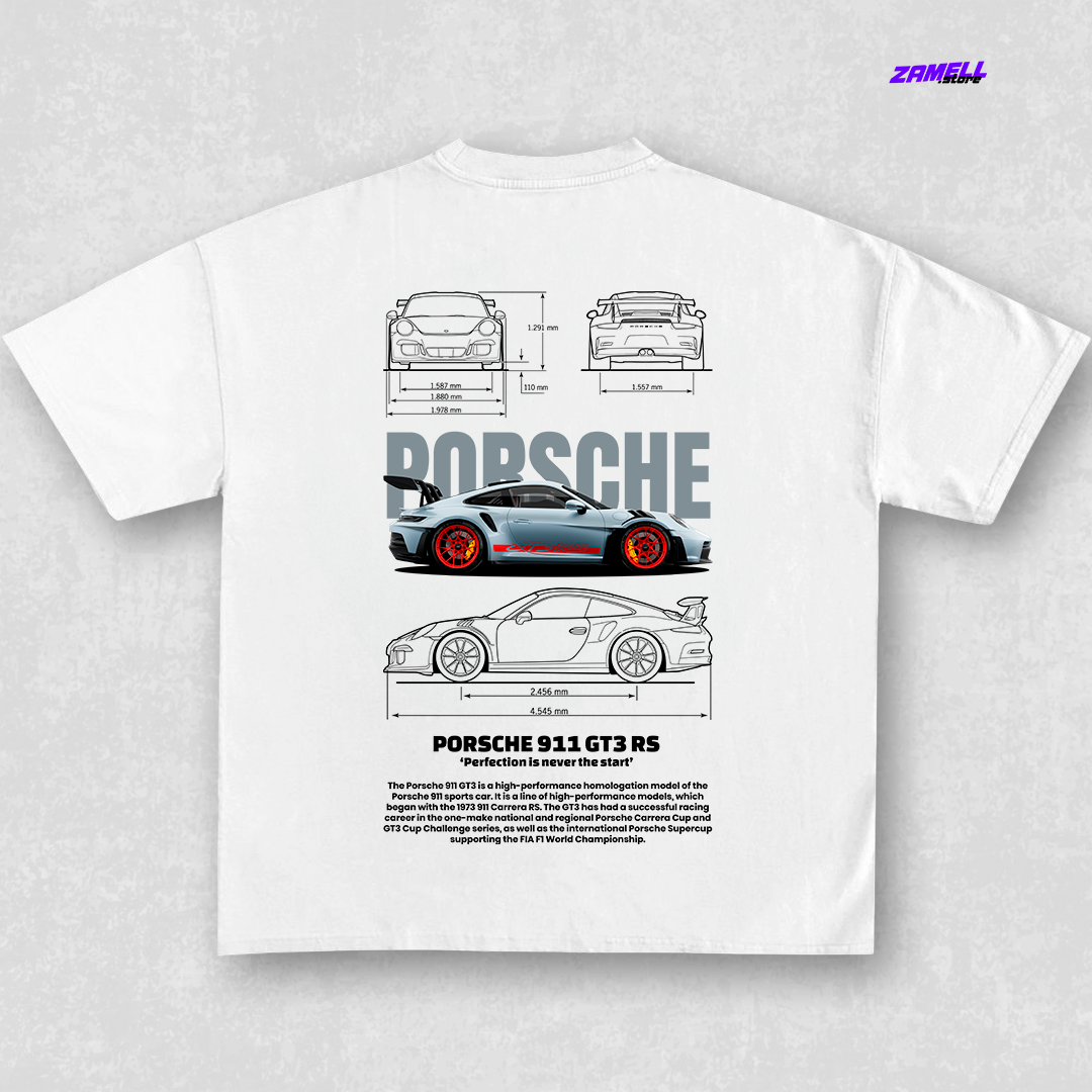 Template Porsche 911 GT3 RS - t-shirt design