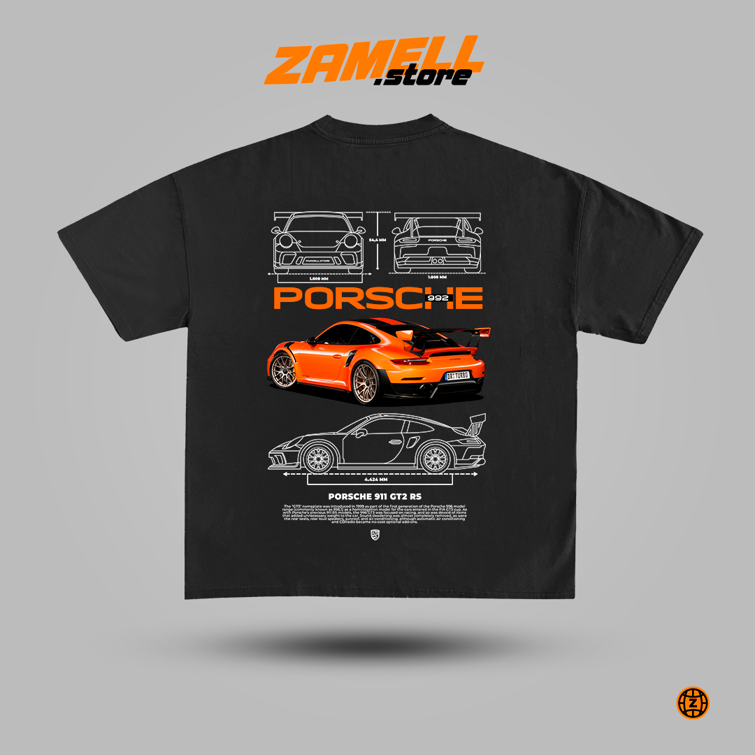 Porsche 992 GT3 - t-shirt design