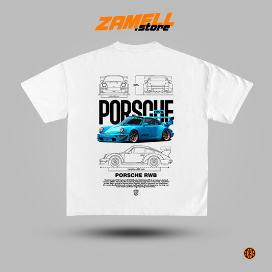 Porsche 911 Turbo S RWB - t-shirt design