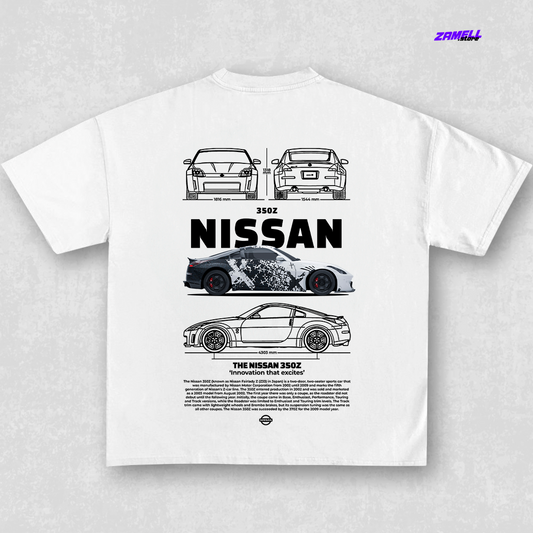 Template Nissan 350z - t-shirt design