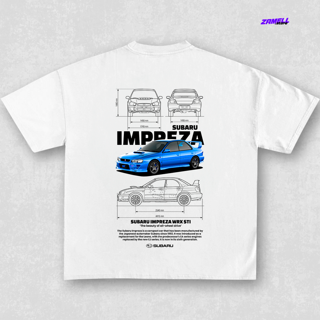 Subaru Impreza WRX STI - t-shirt design