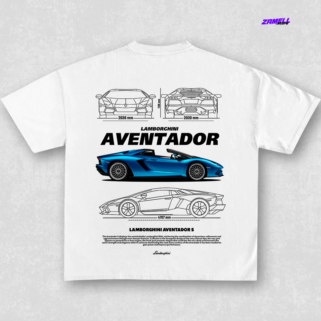 Lamborghini Aventador S - t-shirt design