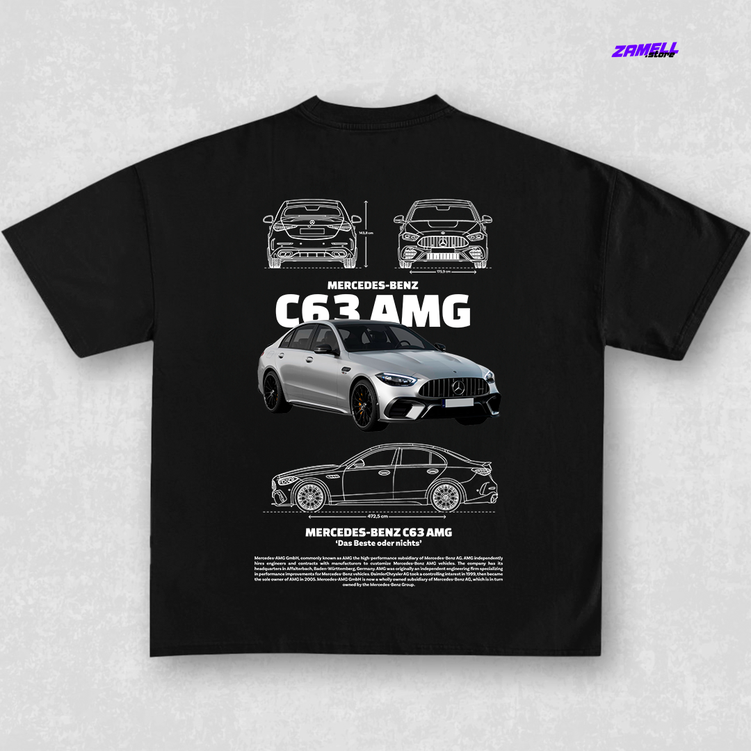 Template Mercedes-Benz C63 amg - t-shirt design