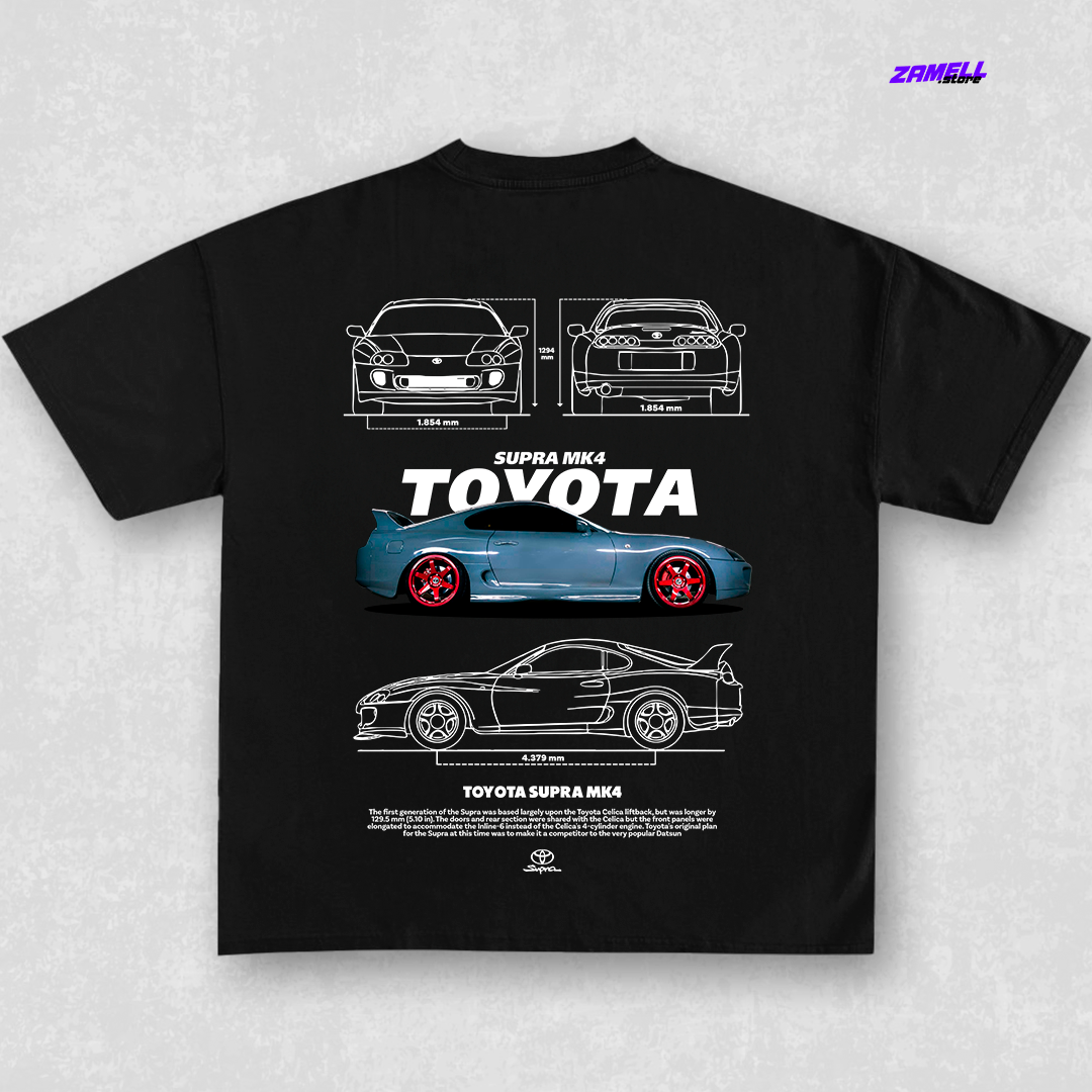 Template Toyota Supra MK4 - t-shirt design