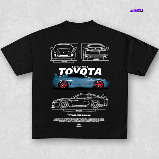 Template Toyota Supra MK4 - t-shirt design