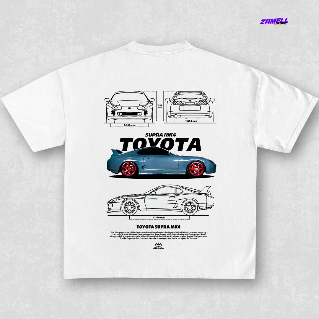 Template Toyota Supra MK4 - t-shirt design