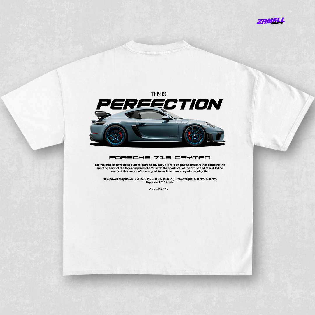 Porsche 718 Cayman - t-shirt design