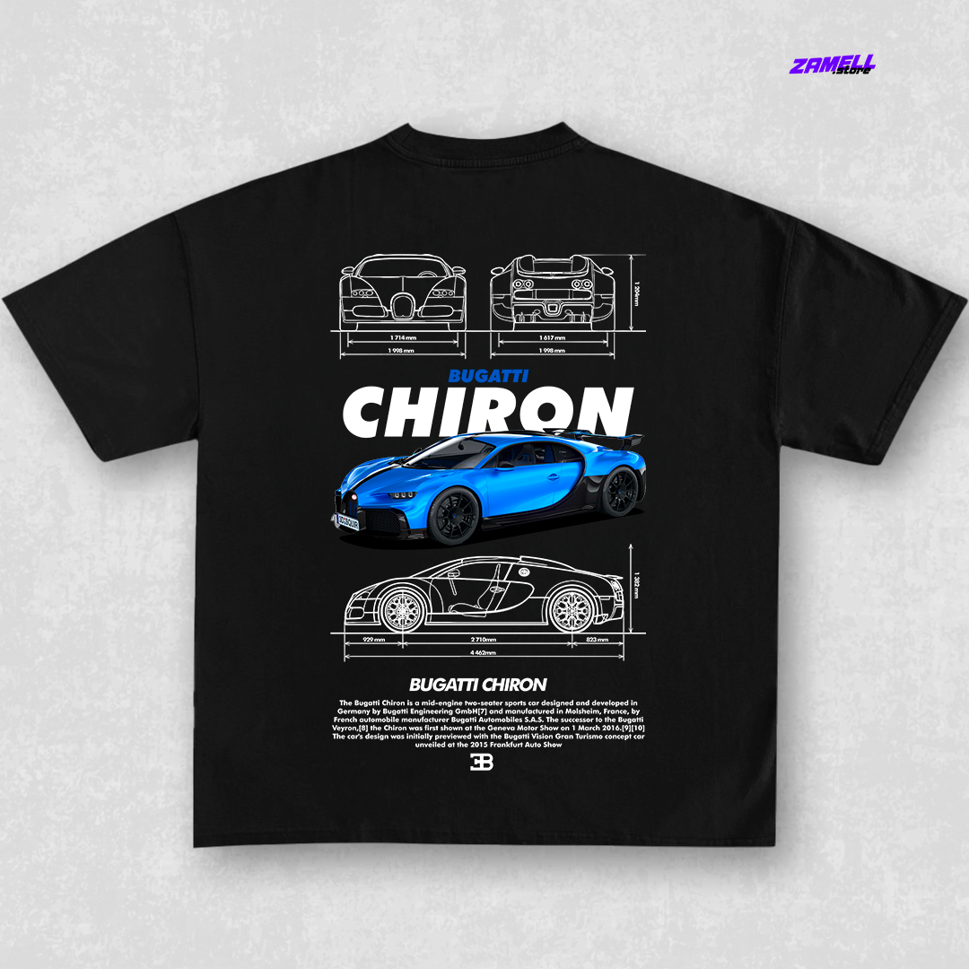 Bugatti Chiron - t-shirt design