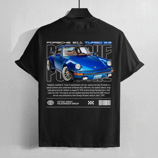 Porsche 911 Turbo 3.3 - t-shirt design