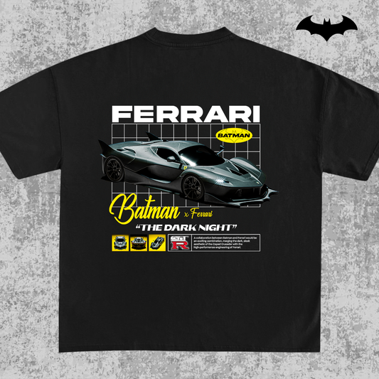 Batman x Ferrari - t-shirt design