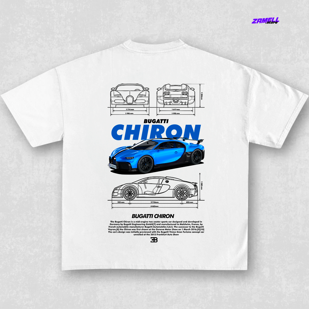 Bugatti Chiron - t-shirt design