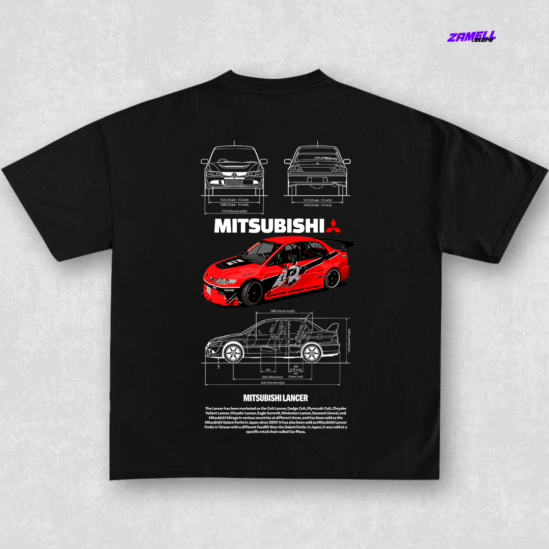 Template Mitsubishi Lancer Fast and Furious - t-shirt design