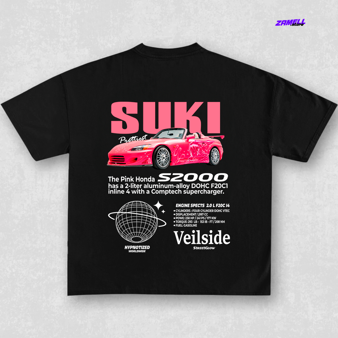 Honda S2000 Suki fast and furious - t-shirt design