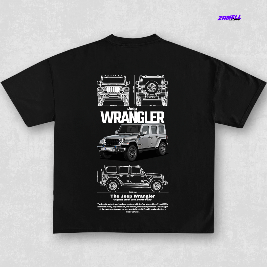 Jeep Wrangler - t-shirt design