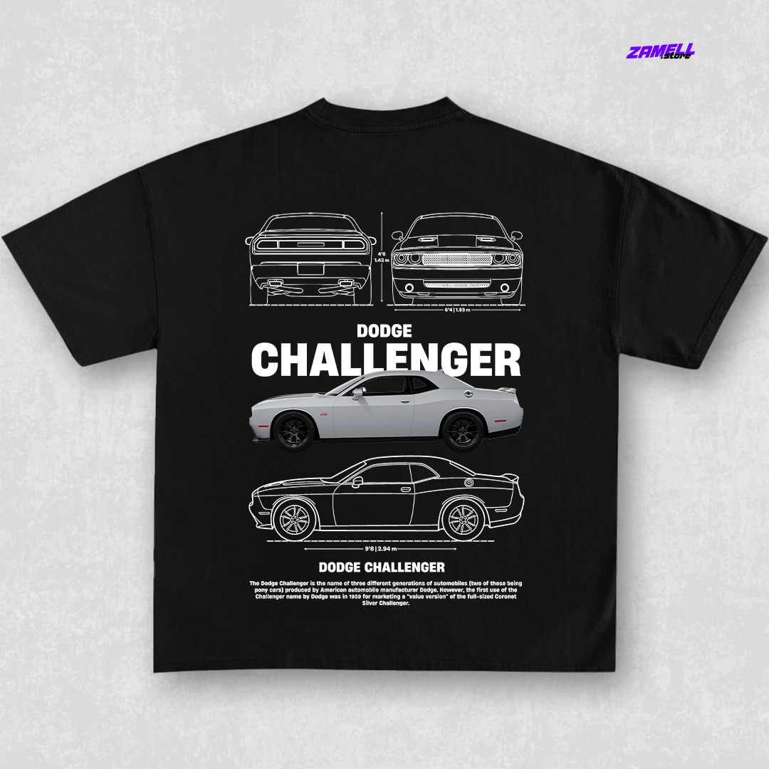 Dodge Challenger - t-shirt design