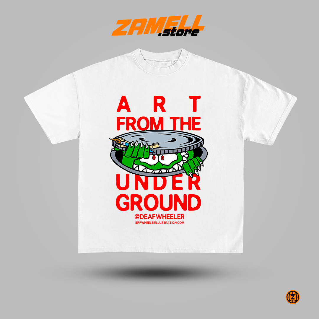 Art from the underground - t-shirt design