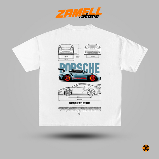 Plantilla Porsche 911 GT3 Rs - t-shirt design