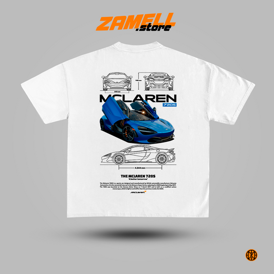 Mclaren 720s blue - t-shirt design