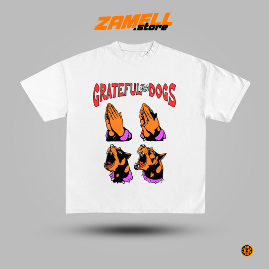 Grateful for dogs - t-shirt design