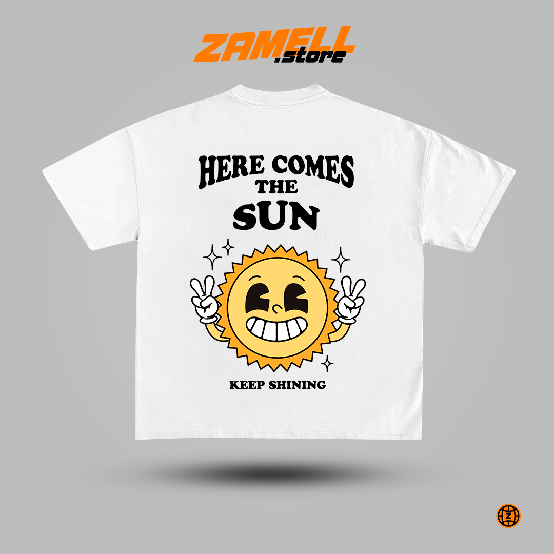 He comes the sun - t-shirt design