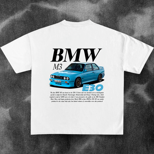 BMW M3 E30 - t-shirt design