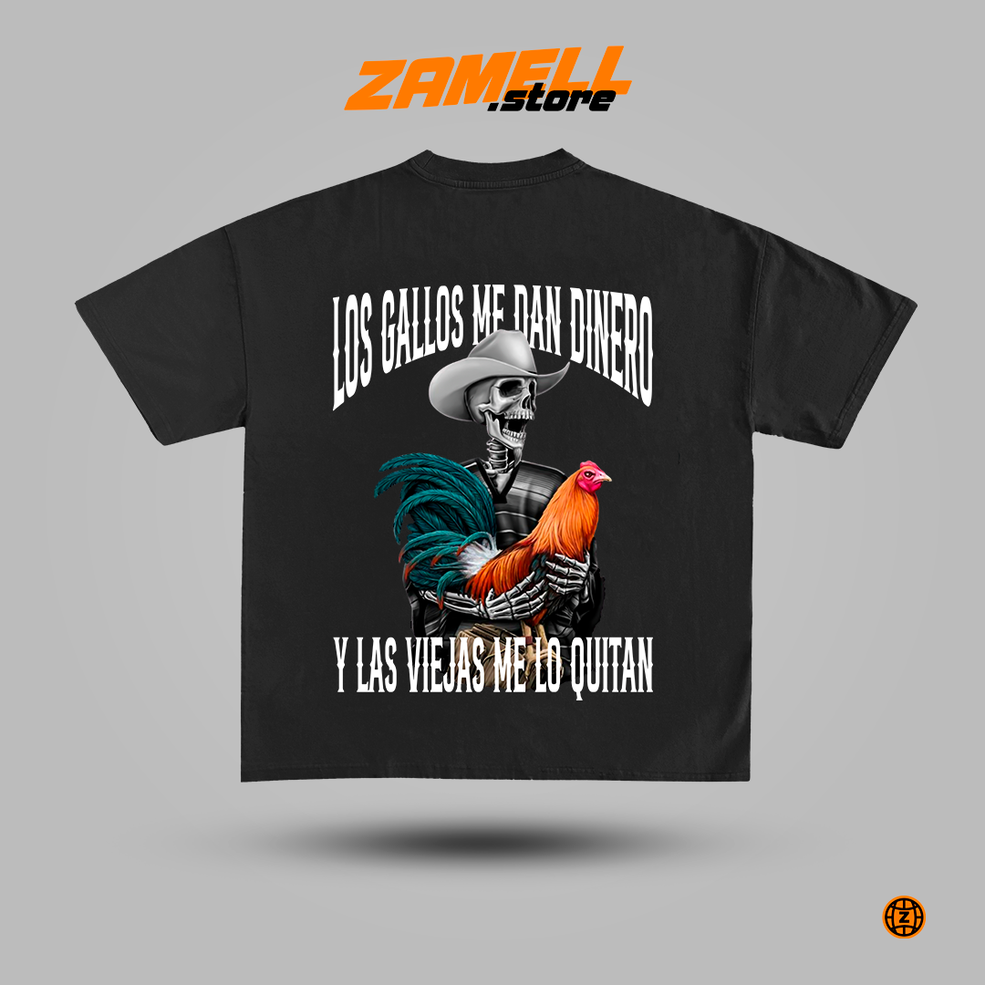 Gallos Skul - t-shirt design