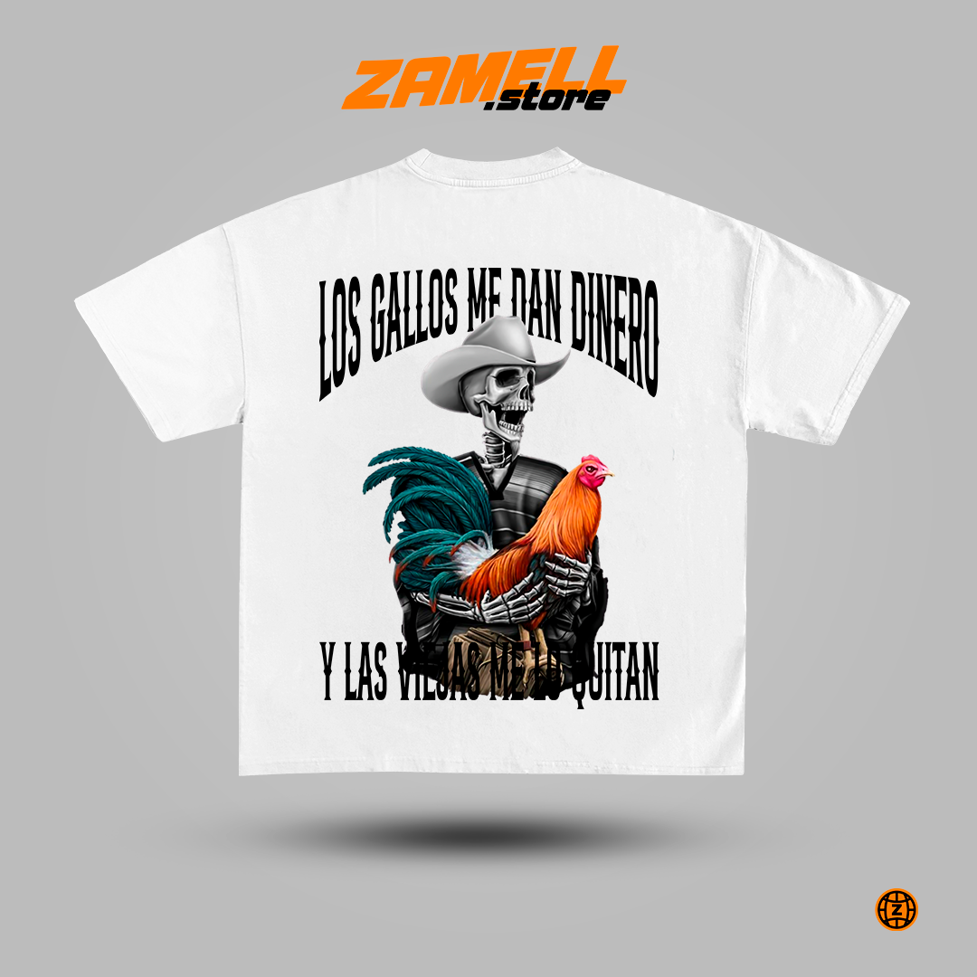 Gallos Skul - t-shirt design