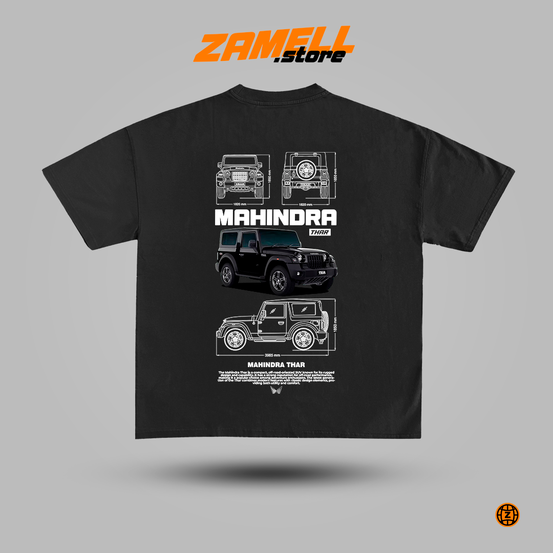 Mahindra Thar - t-shirt design