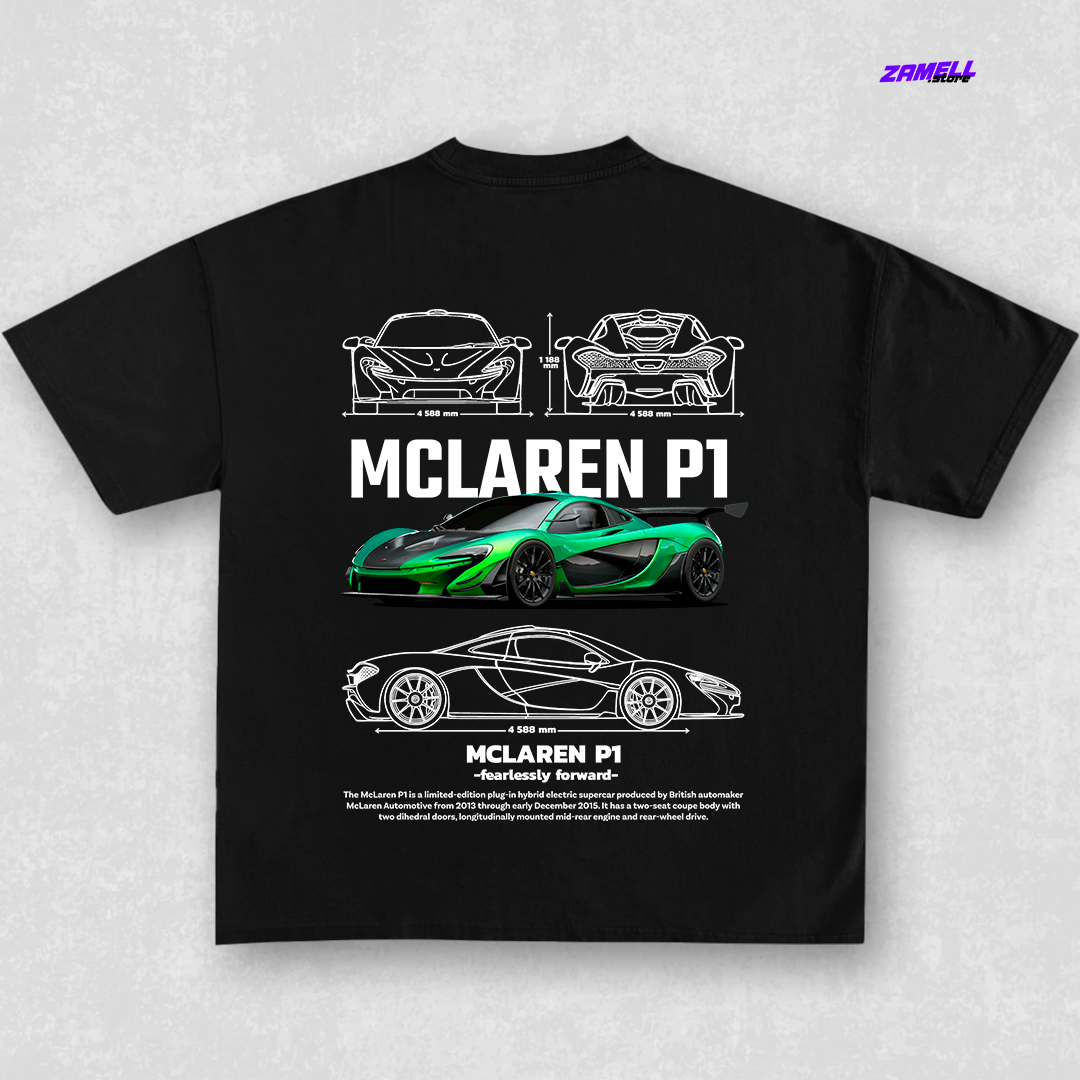 Template Mclaren P1 - t-shirt design