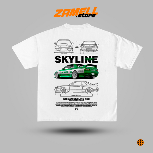 Nissan Skyline R32 - t-shirt design