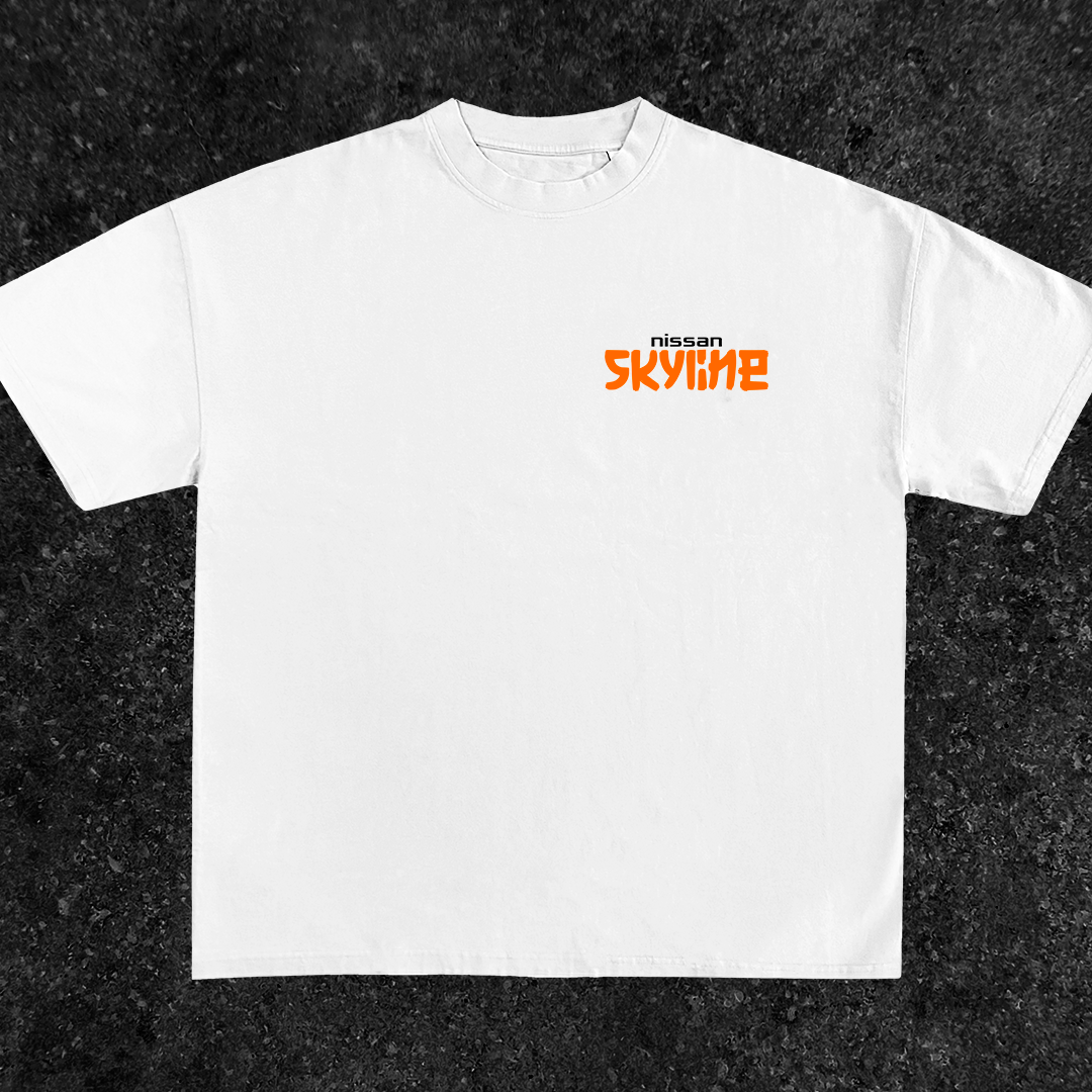 Nissan Skyline R34 Orange - t-shirt design