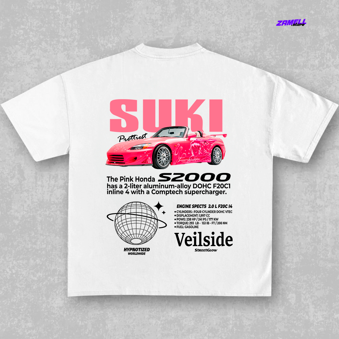 Honda Suki S2000 Fast and furious t-shirt design