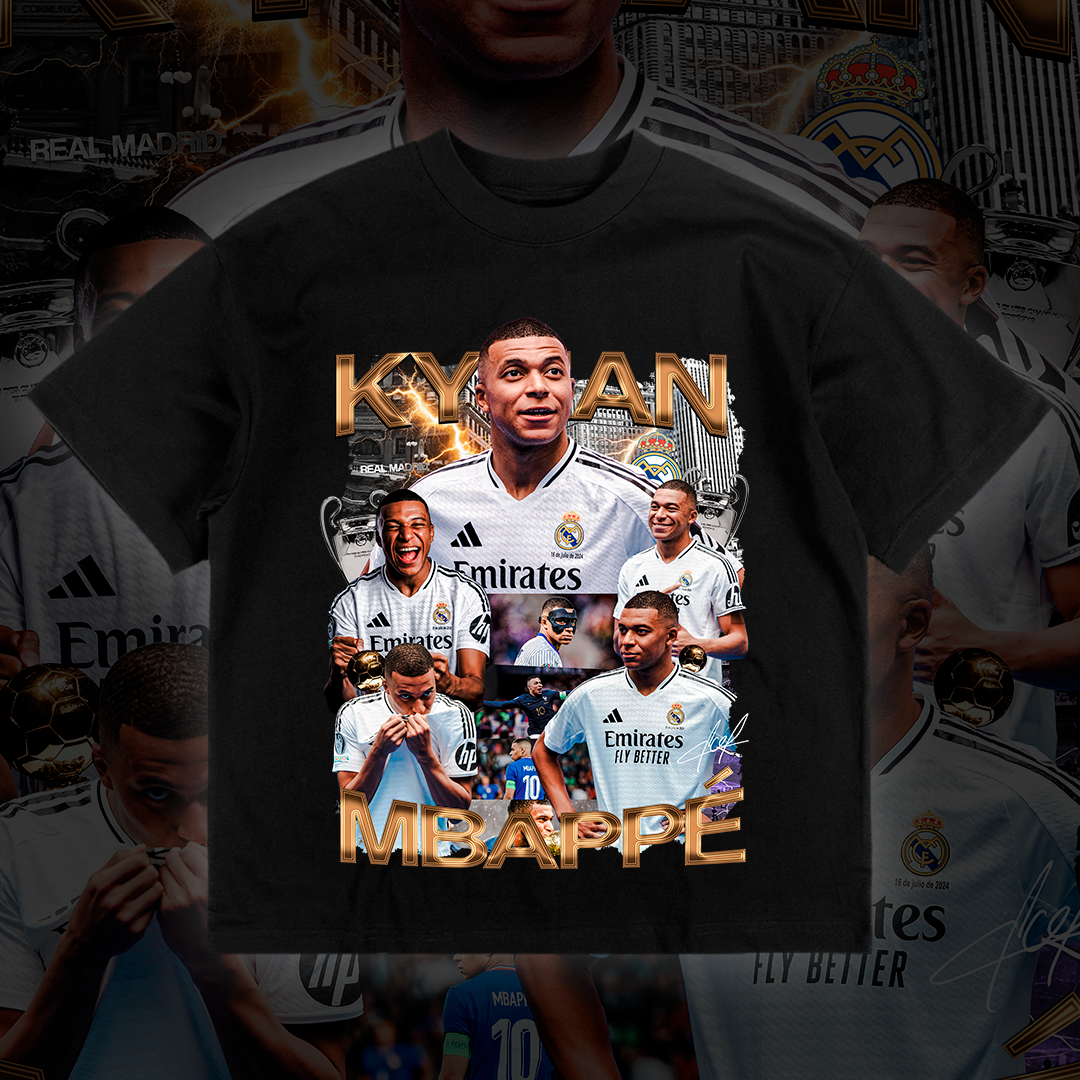 Kylian Mbappé Bootleg - t-shirt design