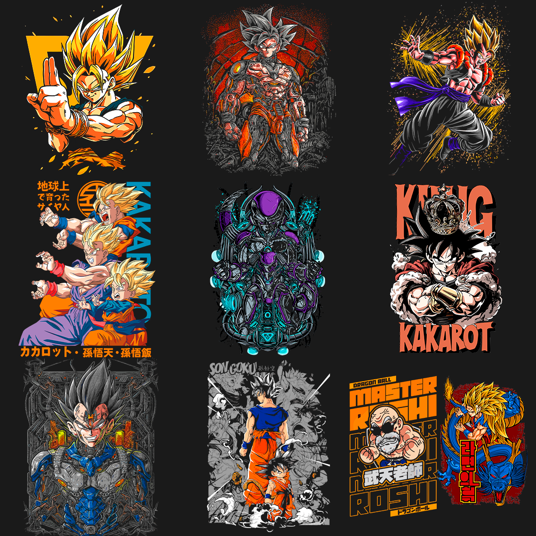 10 Dragon Ball Bundle - t-shirt design