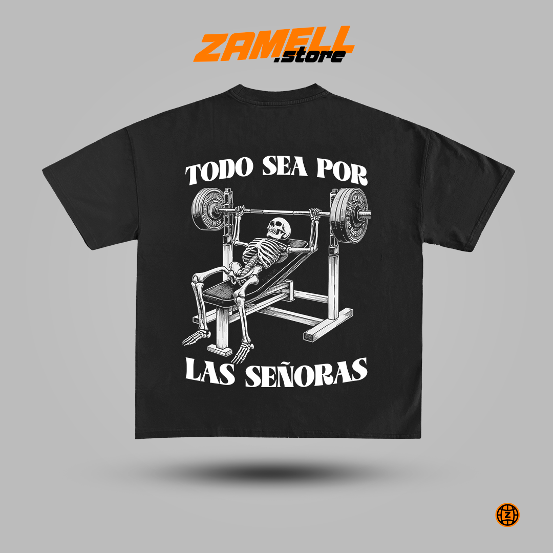 Todo sea por las señoras GYM - t-shirt design