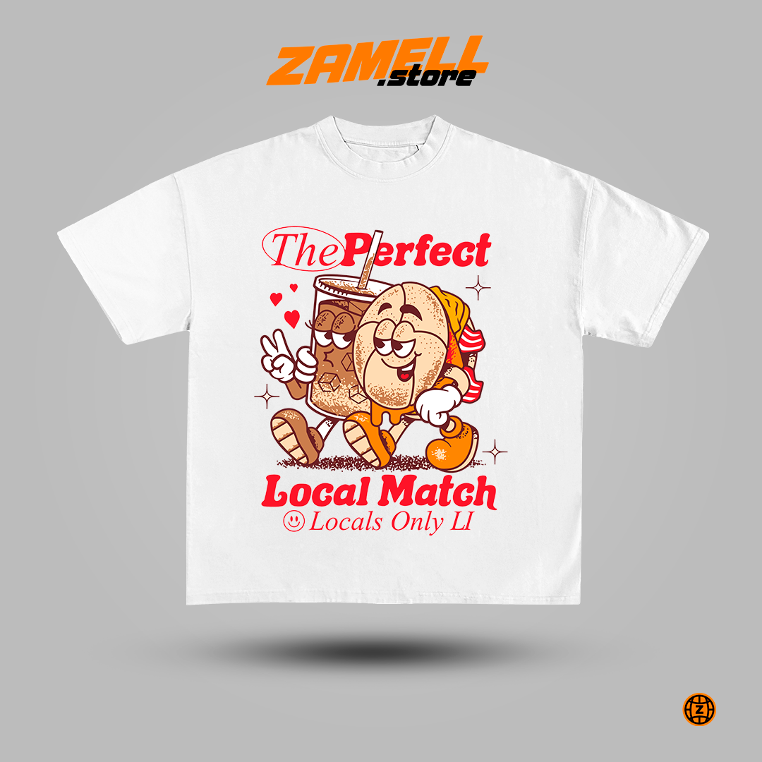 The perfect local match - t-shirt design