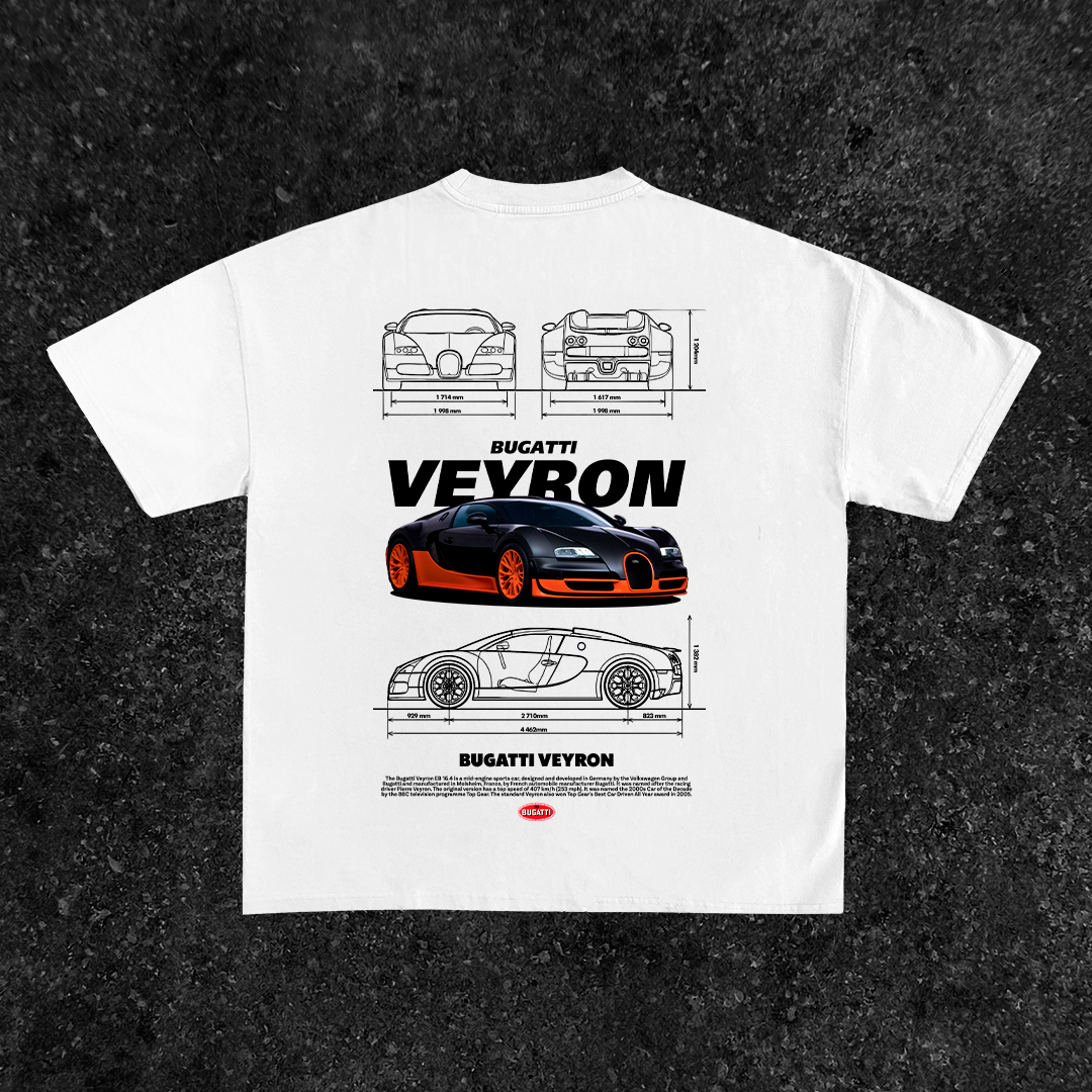 Bugatti Veyron - t-shirt design